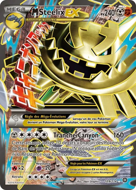 M-Steelix EX, carte Pokémon STS 109 — extension Offensive Vapeur