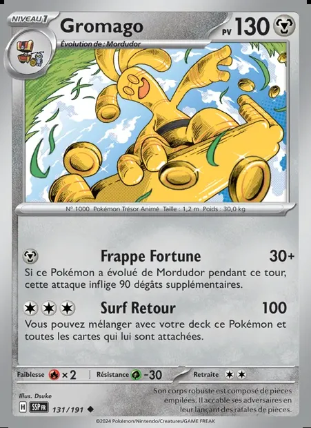Gromago, carte Pokémon SSP 131 — extension Étincelles Déferlantes