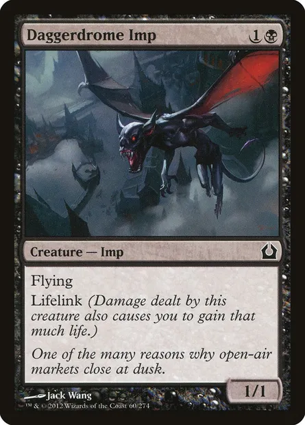 Daggerdrome Imp, Magic card RTR 60 — Return to Ravnica set