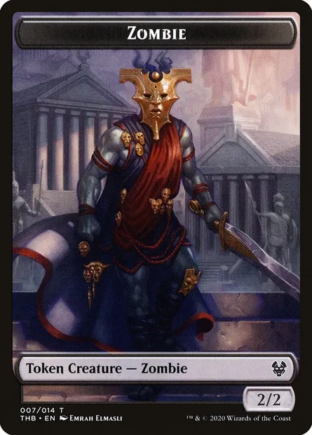 Zombie, Magic card TTHB 7 — Theros Beyond Death Tokens set