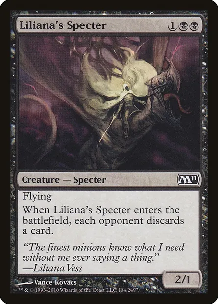 Liliana's Specter, Magic card M11 104 — Magic 2011 set