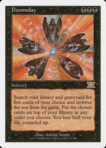 Doomsday, Magic card 6ED 121 — Classic Sixth Edition set