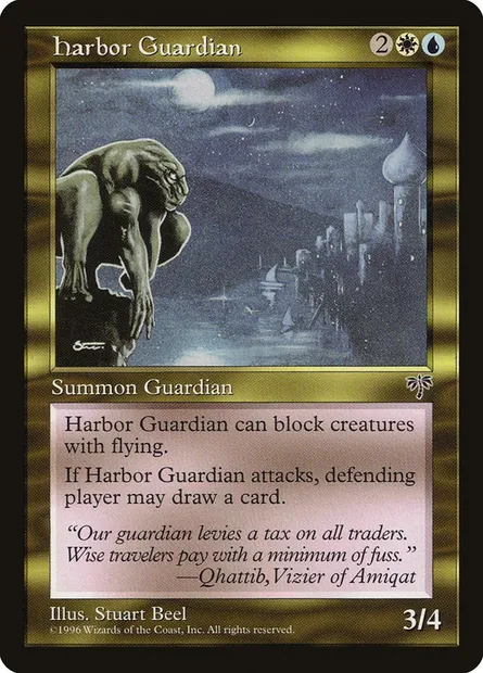 Harbor Guardian, Magic card MIR 266 — Mirage set