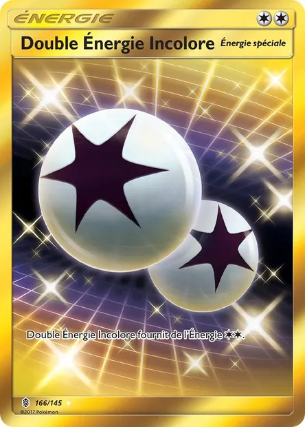 Double Énergie Incolore, carte Pokémon GRI 166 — extension Gardiens Ascendants