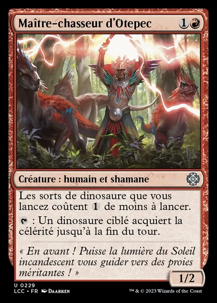 Maître-chasseur d'Otepec, carte Magic LCC 229 — extension The Lost Caverns of Ixalan Commander