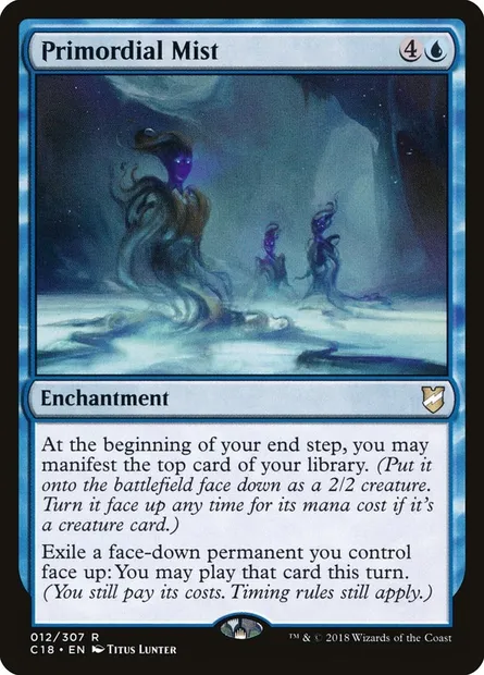 Primordial Mist, Magic card C18 12 — Commander 2018 set