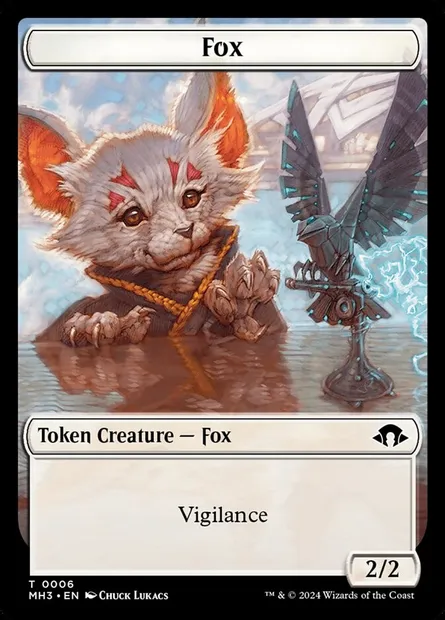 Fox, carte Magic TMH3 6 — extension Modern Horizons 3 Tokens