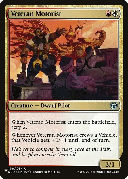 Pilote vétéran, carte Magic PLST KLD-188 — extension The List