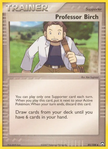 Professor Birch, Pokémon card PK 80 — Power Keepers set