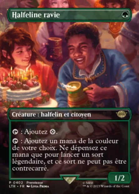 Halfeline ravie, carte Magic LTR 402 — extension Le Seigneur des Anneaux : chroniques de la Terre du Milieu