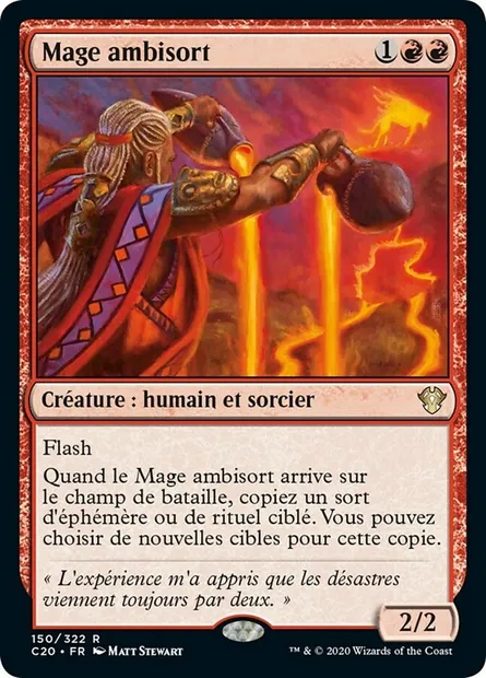 Mage ambisort, carte Magic C20 150 — extension Commander 2020