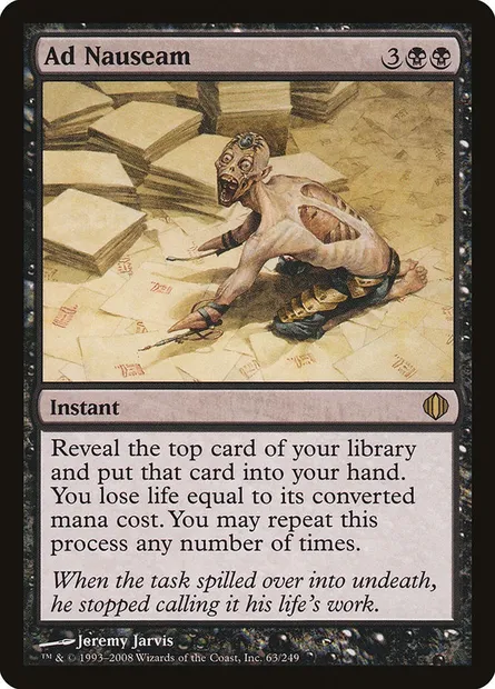 Ad Nauseam, Magic card ALA 63 — Shards of Alara set