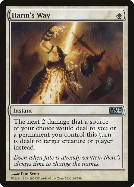 Harm's Way, Magic card M10 14 — Magic 2010 set