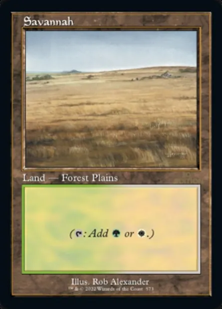 Savannah, Magic card 30A 573 — 30th Anniversary Edition set