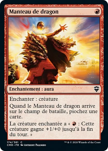 Manteau de dragon, carte Magic CMR 174 — extension Commander Legends