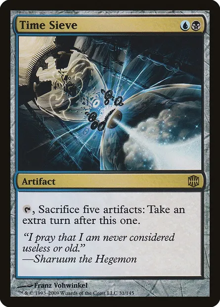Time Sieve, Magic card ARB 31 — Alara Reborn set