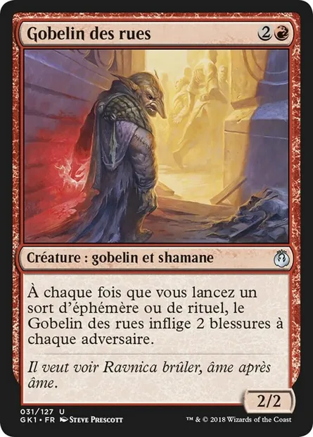 Gobelin des rues, carte Magic GK1 31 — extension GRN Guild Kit