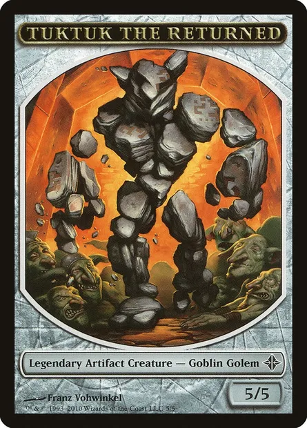 Tuktuk the Returned, Magic card TROE 5 — Rise of the Eldrazi Tokens set