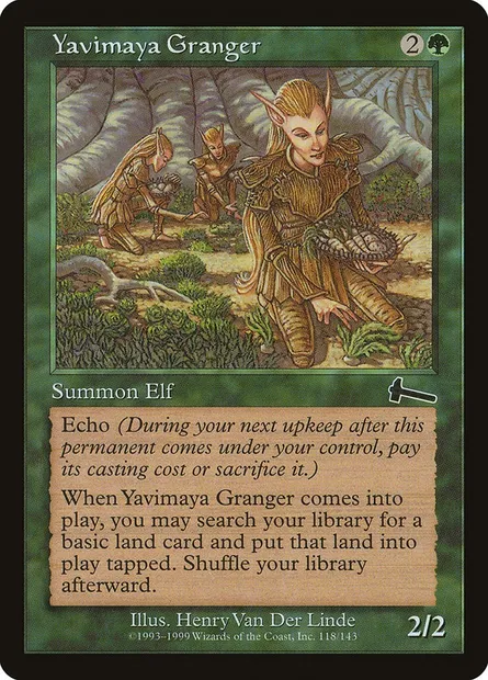 Yavimaya Granger, Magic card ULG 118 — Urza's Legacy set