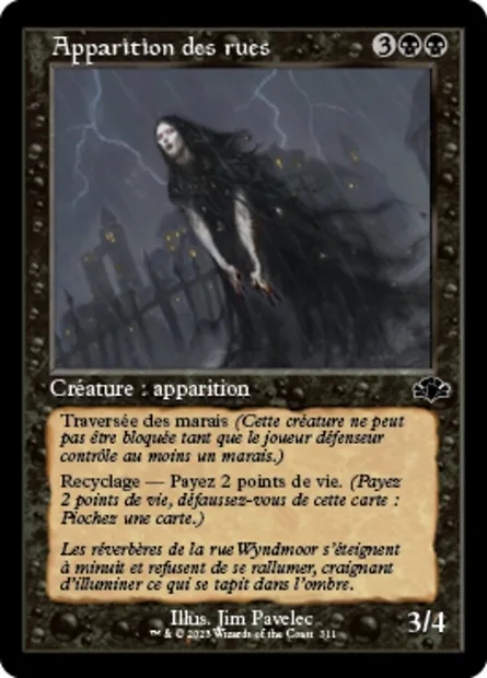 Apparition des rues, carte Magic DMR 311 — extension Dominaria Remastered