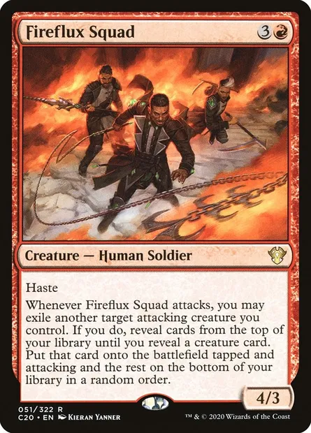 Fireflux Squad, Magic card C20 51 — Commander 2020 set