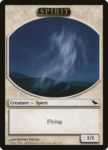 Spirit, carte Magic TSHM 2 — extension Shadowmoor Tokens