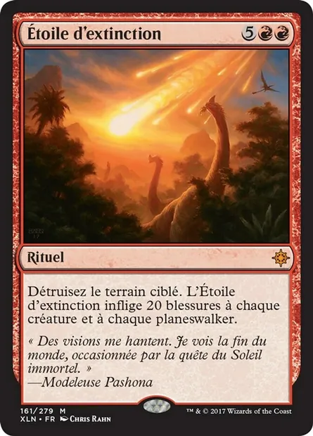 Étoile d'extinction, carte Magic XLN 161 — extension Ixalan
