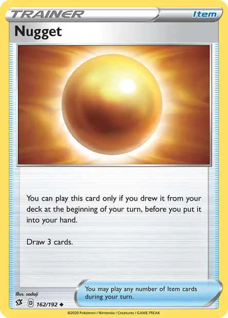 Nugget, Pokémon card RCL 162 — Rebel Clash set