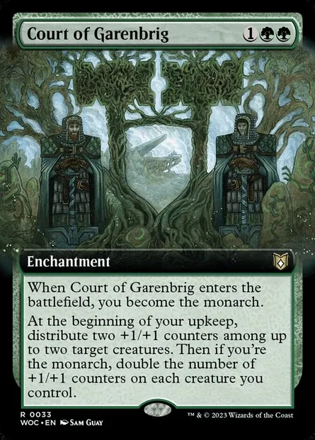 Court of Garenbrig, carte Magic WOC 33 — extension Wilds of Eldraine Commander