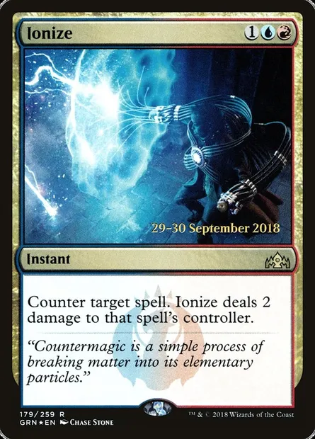 Ionize, Magic card PGRN 179s — Guilds of Ravnica Promos set