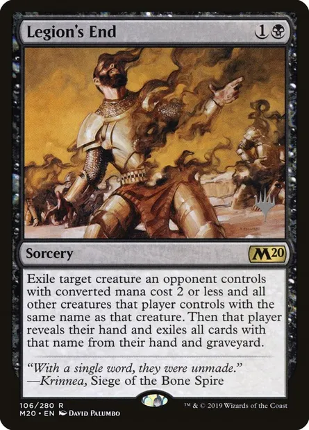 Legion's End, Magic card PM20 106p — Core Set 2020 Promos set
