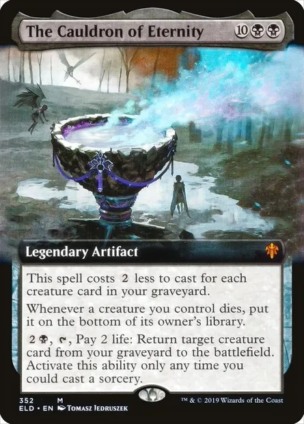 The Cauldron of Eternity, Magic card ELD 352 — Throne of Eldraine set