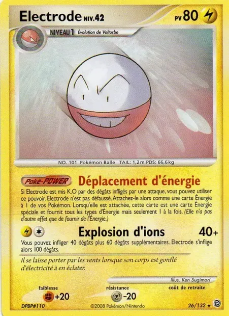 Électrode, carte Pokémon SW 26 — extension Merveilles Secrètes