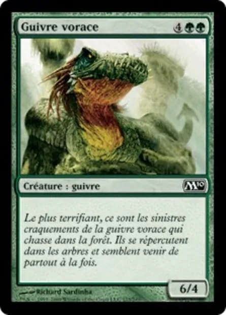 Guivre vorace, carte Magic M10 173 — extension Magic 2010
