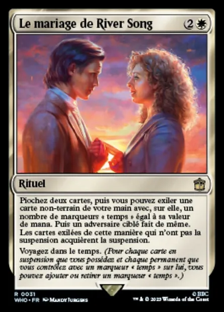 Le mariage de River Song, carte Magic WHO 31 — extension Doctor Who