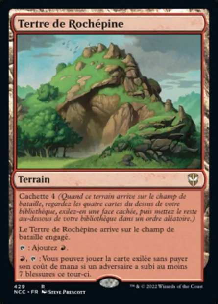Tertre de Rochépine, carte Magic NCC 429 — extension New Capenna Commander