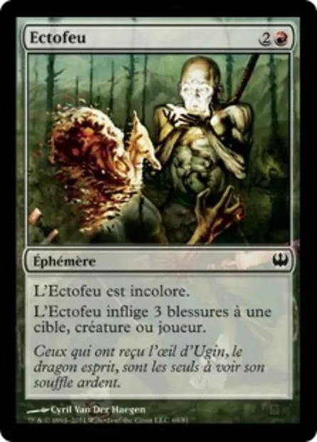 Ectofeu, carte Magic DDG 69 — extension Duel Decks: Knights vs. Dragons