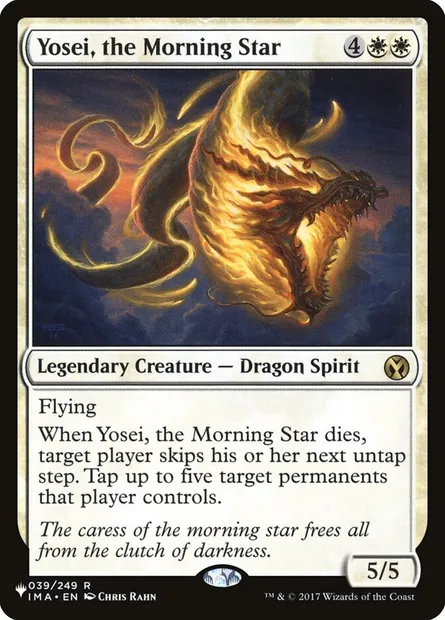 Yosei, l'étoile du matin, carte Magic PLST IMA-39 — extension The List