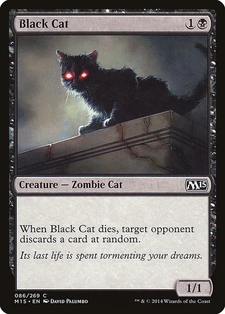 Black Cat, Magic card M15 86 — Magic 2015 set