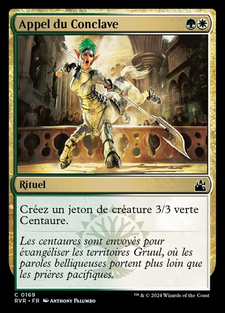 Appel du Conclave, carte Magic RVR 169 — extension Ravnica Remastered
