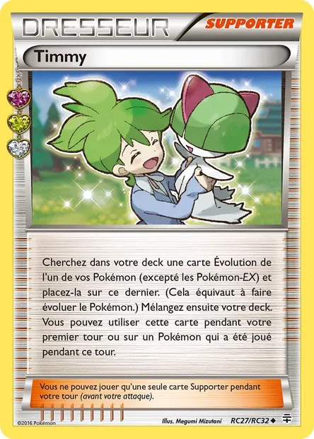 Timmy, carte Pokémon GEN RC27 — extension Générations