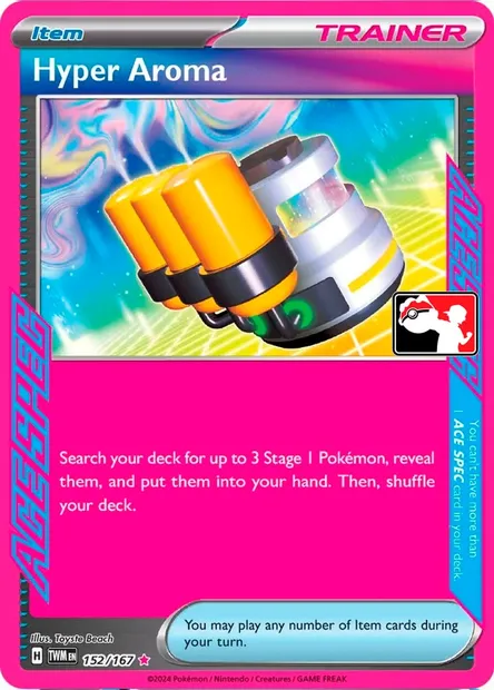 Hyper Arôme, carte Pokémon PPS 152-3 — extension Play! Pokémon Prize Pack Series