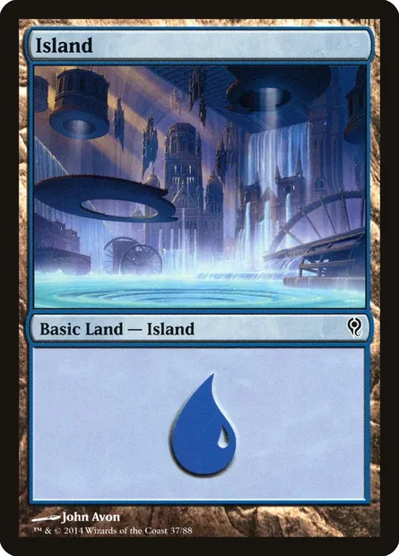 Île, carte Magic DDM 37 — extension Duel Decks: Jace vs. Vraska