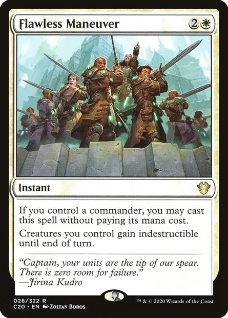 Flawless Maneuver, Magic card C20 26 — Commander 2020 set