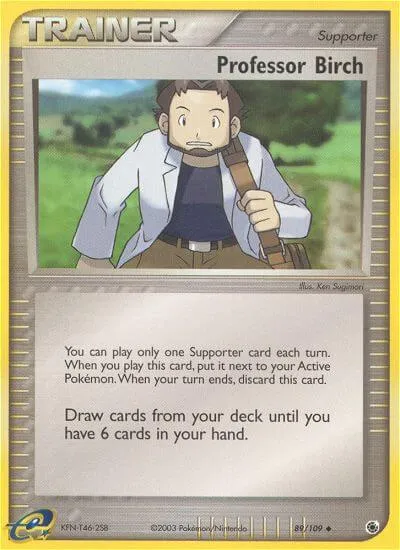 Professor Birch, Pokémon card RS 89 — Ruby & Sapphire set