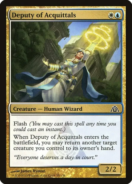 Deputy of Acquittals, Magic card DGM 65 — Dragon's Maze set