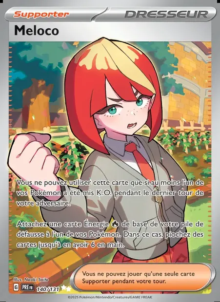 Meloco, carte Pokémon PRE 140 — extension Évolutions Prismatiques