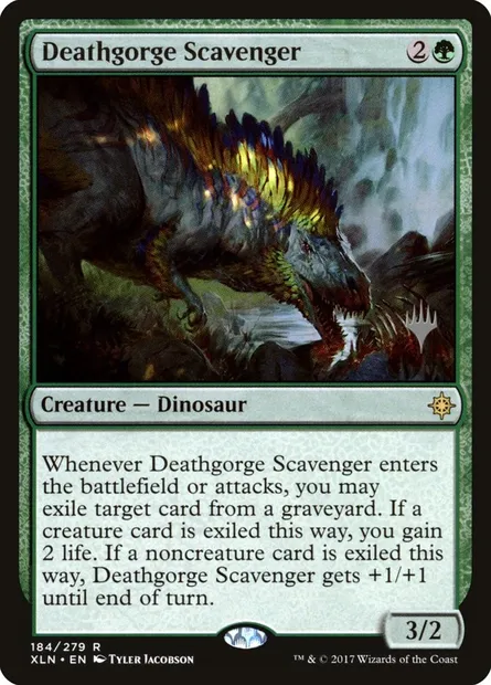 Charognard avaleur de cadavres, carte Magic PXLN 184p — extension Ixalan Promos