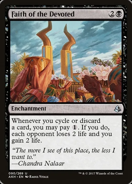 Faith of the Devoted, Magic card AKH 90 — Amonkhet set