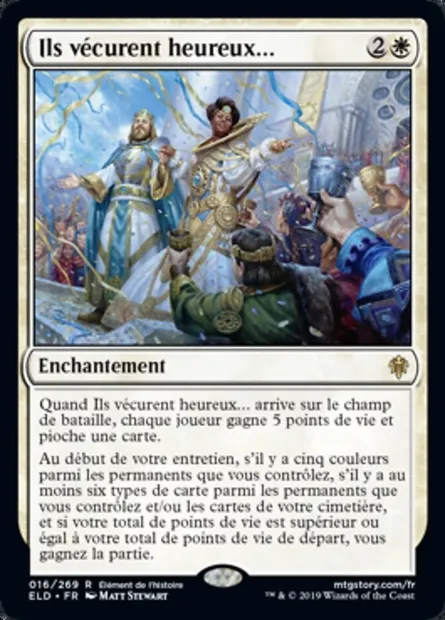 Ils vécurent heureux..., carte Magic ELD 16 — extension Throne of Eldraine